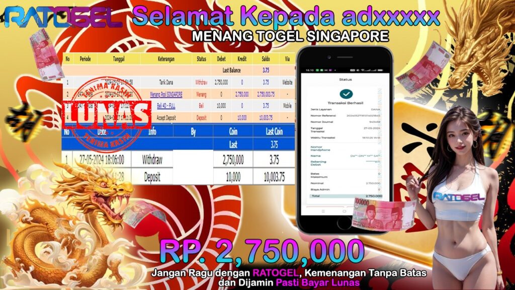 BUKTI JP SLOT DAN TOGEL TERPERCAYA DI INDONESIA TGL 27-05-2024