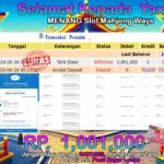 BUKTI JACKPOT SLOT MAHJONG WAYS TERPERCAYA DI INDONESIA TGL 24-06-2024