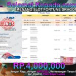 BUKTI JACKPOT SLOT FORTUNE DRAGON TERPERCAYA DI INDONESIA TGL 17-08-2024