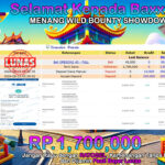 BUKTI JACKPOT SLOT WILD BOUNTY SHOWDOWN TERPERCAYA DI INDONESIA TGL 20-08-2024