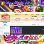 BUKTI JACKPOT SLOT SWEET BONANZA 1000  TERPERCAYA DI INDONESIA TGL 20-08-2024