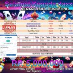 BUKTI JACKPOT TOGEL POOL HONGKONG TERPERCAYA DI INDONESIA TGL 23-08-2024