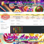 BUKTI JACKPOT SLOT MANIA OLYMPUS  TERPERCAYA DI INDONESIA TGL 29-08-2024