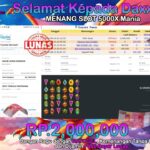 BUKTI JACKPOT SLOT 5000X MANIA TERPERCAYA DI INDONESIA TGL 16-09-2024