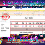 BUKTI JACKPOT TOGEL POOL HONGKONG  TERPERCAYA DI INDONESIA TGL 15-09-2024