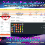 BUKTI JACKPOT SLOT STARLIGHT PRINCESS 1000 TERPERCAYA DI INDONESIA TGL 16-09-2024