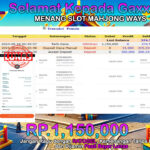 BUKTI JACKPOT SLOT MAHJONG WAYS TERPERCAYA DI INDONESIA TGL 18-09-2024